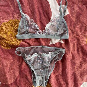 Lonely Label Lingerie Set, Floral